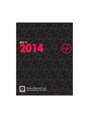 NFPA 70 National Electrical Code - 2014