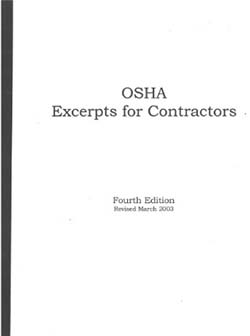 OSHA Excerpts