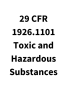 29 CFR Toxic and Hazardous Substances 1926.1101
