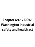 Chapter 49.17 RCW: Washington industrial safety and health act