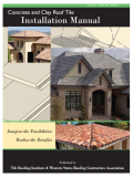 Concrete and Clay Tile Installation Manual
