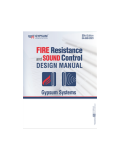 Fire Resistance and Sound Control Design Manual