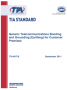 Generic Telecommunications Bonding and Grounding (Earthing) for Customer Premises TIA-607 