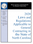 Laws and Regulations Applicable to General Contracting in the State of North Carolina