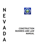 Nevada Construction Business and Law Manual
