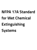 NFPA 17A Standard for Wet Chemical Extinguishing Systems