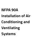 NFPA 90A Installation of Air Conditioning and Ventilating Systems