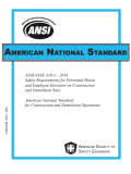 Safety Requirements for Personnel Hoists ANSI A10.4