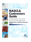 South Carolina NASCLA Contractors Guide to Business, Law and Project Management
