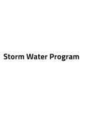 Storm Water Program