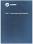 Trane Air Conditioning Manual