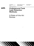 Underground Tank Leak Detection Methods: A State-of-the-Art Review EPA 600/2-86/001